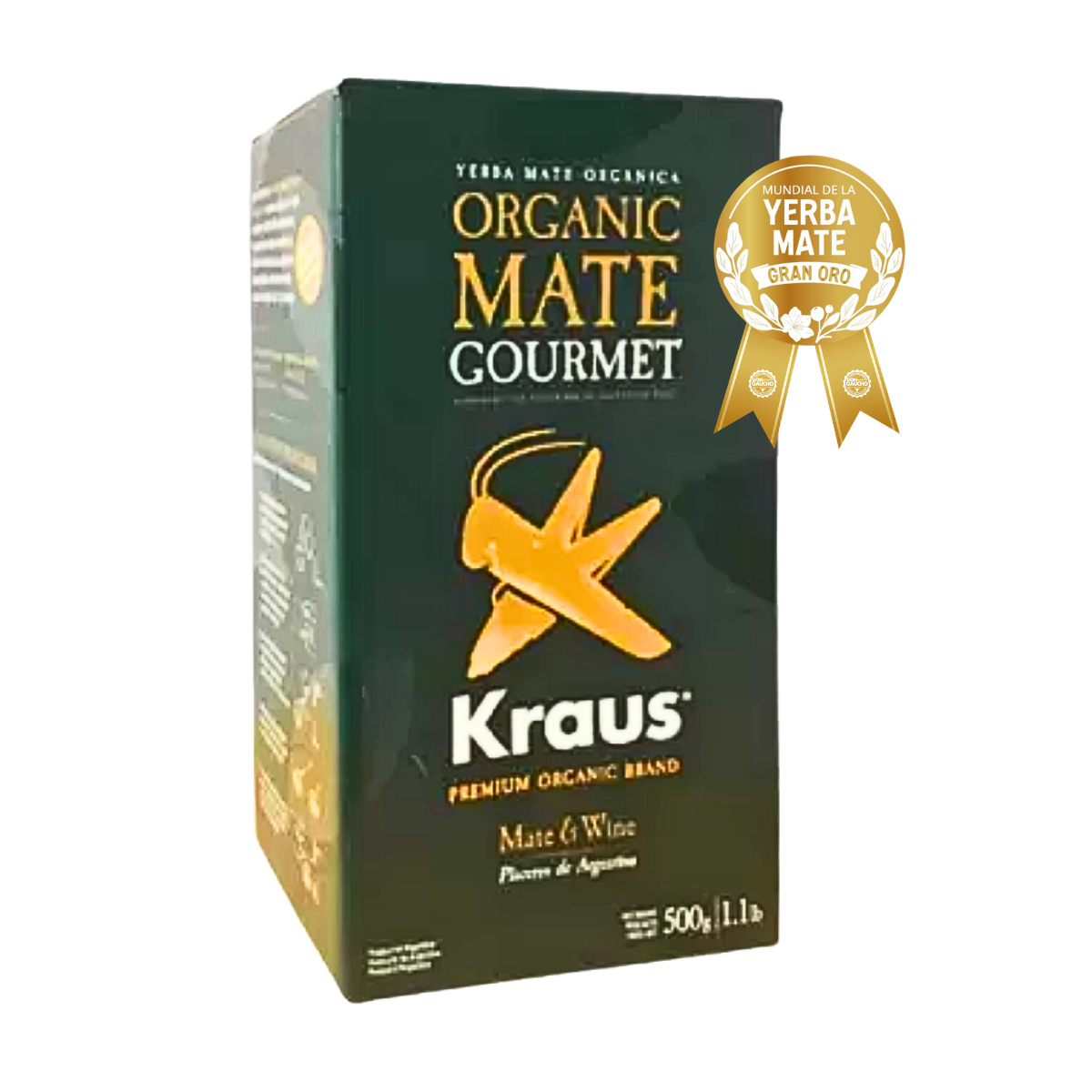 Yerba Mate Kraus Gourmet Orgánica 500g