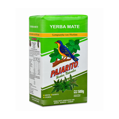 Yerba Mate Pajarito Compuesta Hierbas naturales 500g