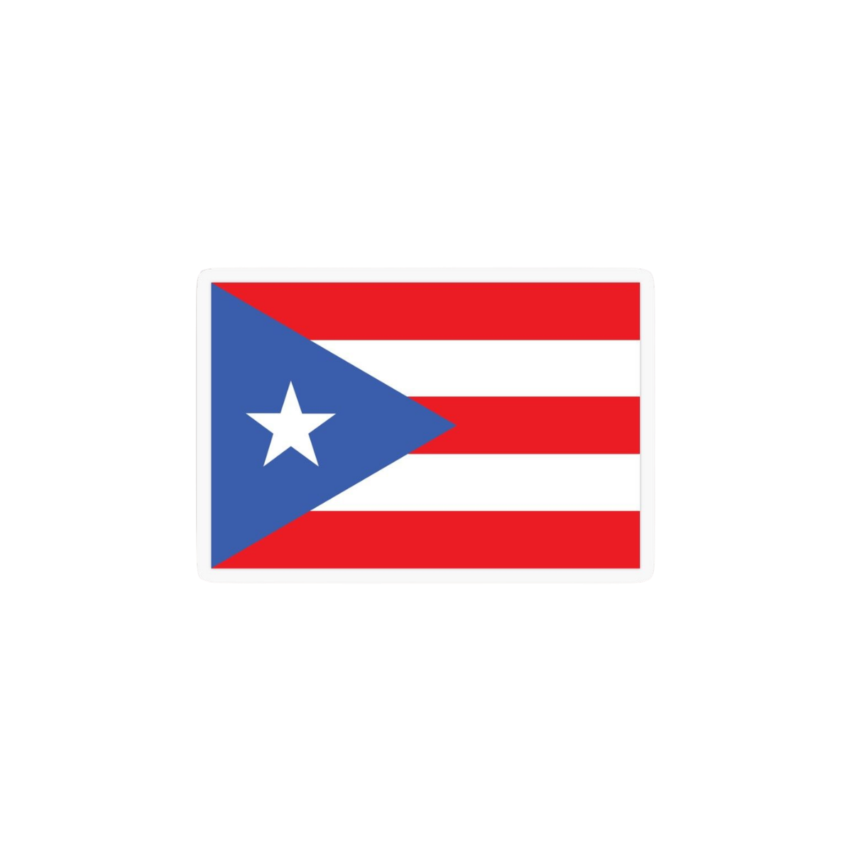 Pegatina Bandera Puerto Rico