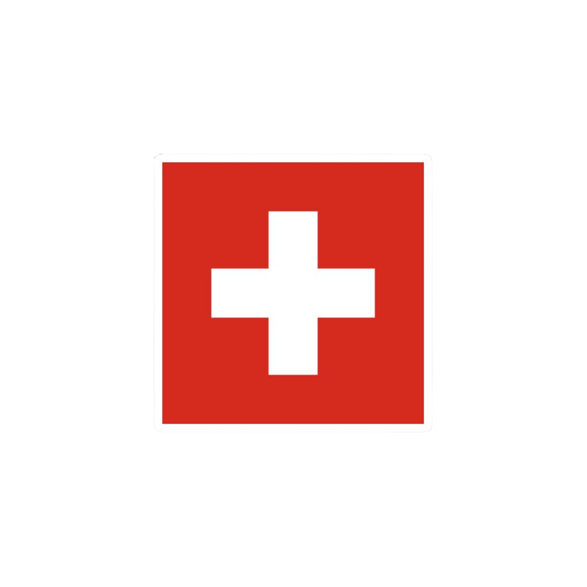 Pegatina Bandera Suiza