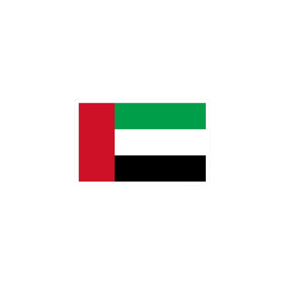 Pegatina Bandera Emiratos Árabes Unidos
