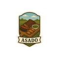 Pegatina Asado