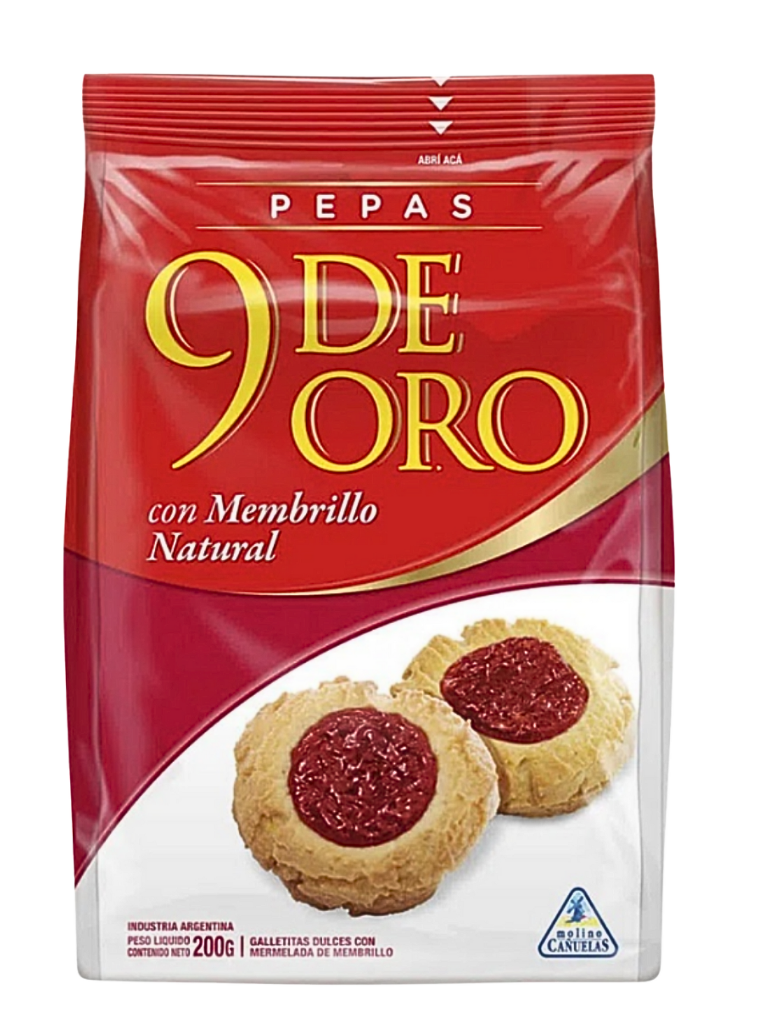 Pepas 9 De Oro Membrillo 200 gr