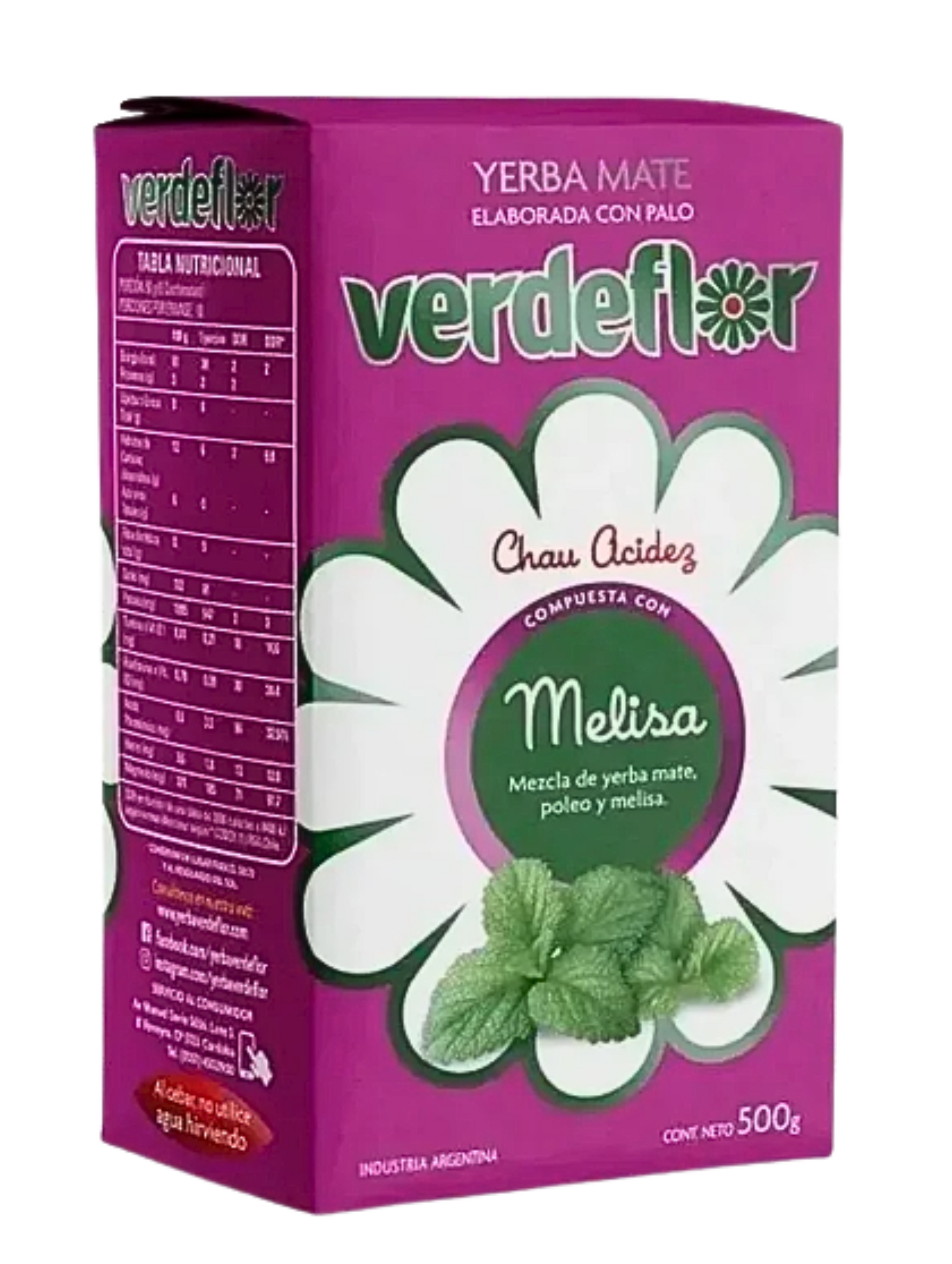 Yerba Mate Verdeflor Melisa 500 gr