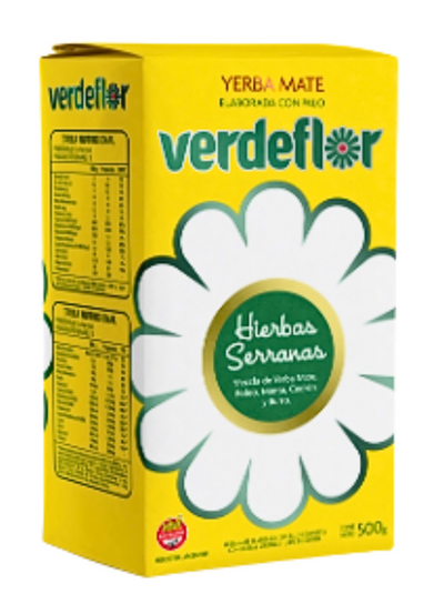 Yerba Mate Verdeflor Hierbas Serranas