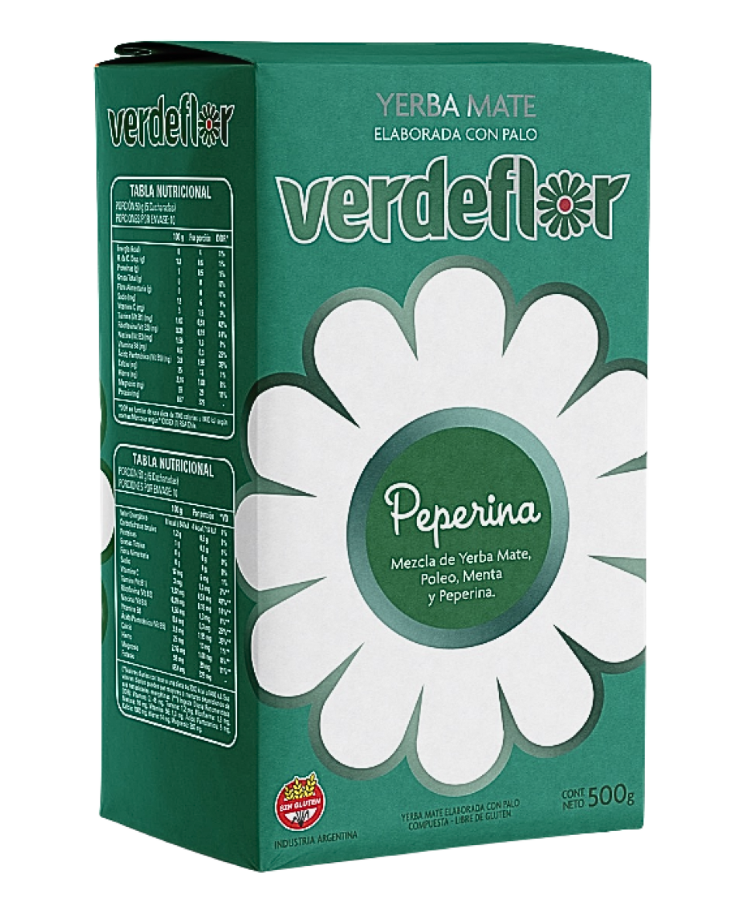 Yerba Mate Verdeflor Peperina 500 gr