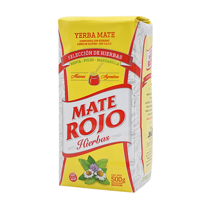 Yerba Mate Rojo Hierbas 500g
