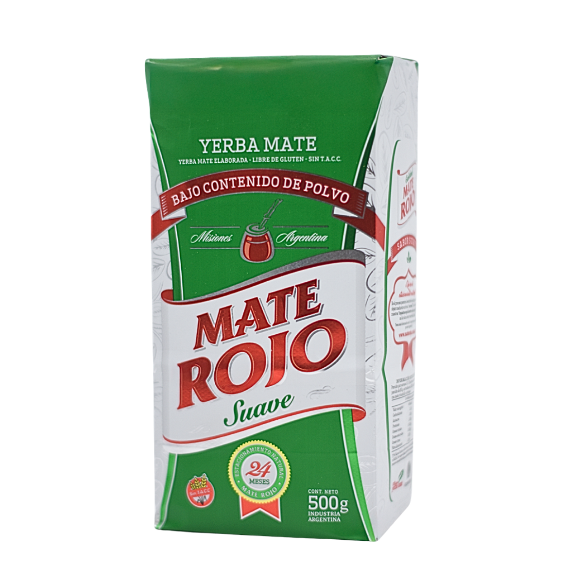 Yerba Mate Rojo Suave 500g