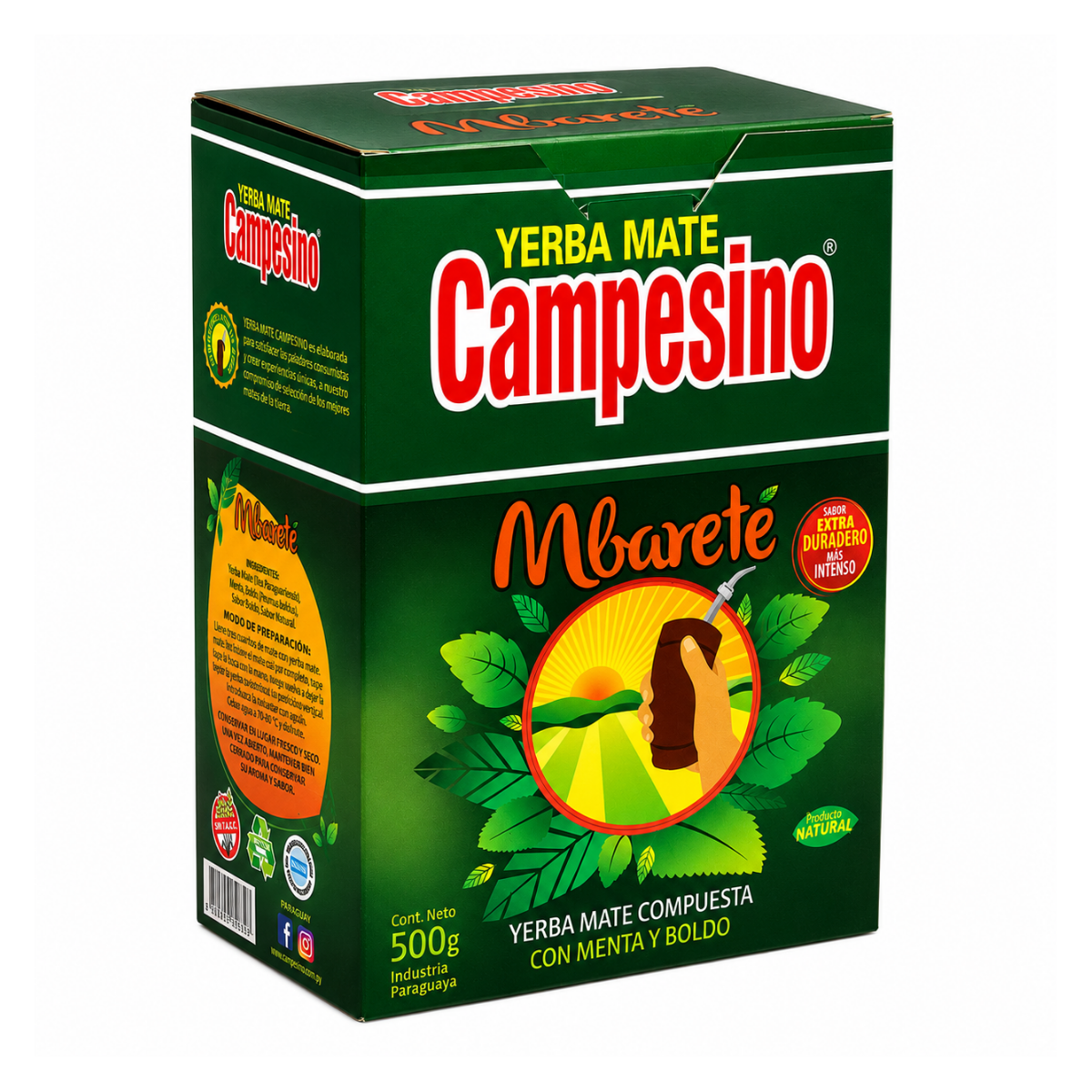 Yerba Mate Campesino Mbareté 500g