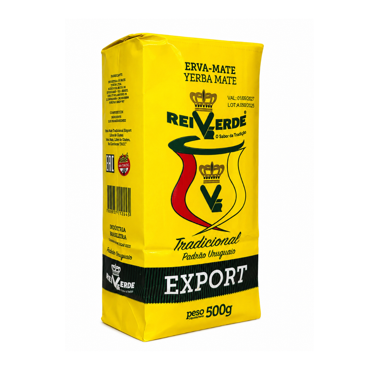Yerba Mate Rei Verde Tradicional 500g