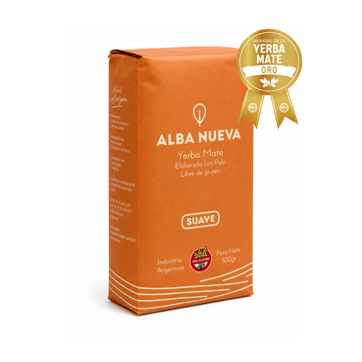 Yerba Mate Alba Nueva Suave 500g