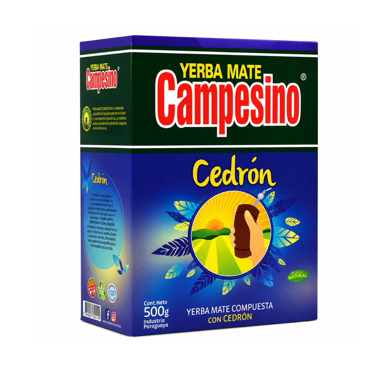 Yerba Mate Campesino Cedrón 500g