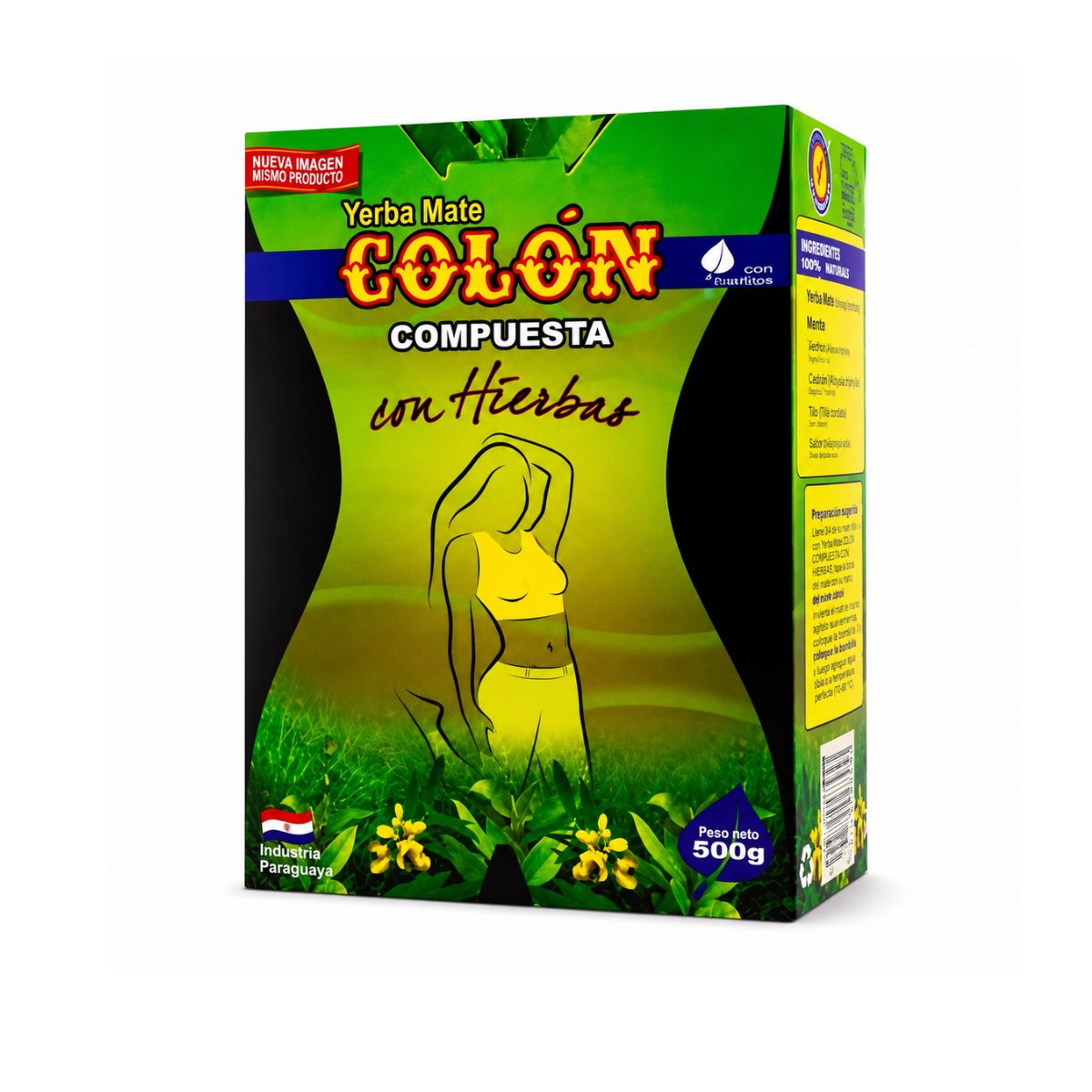 Yerba Mate Colón Compuesta con Hierbas 500g