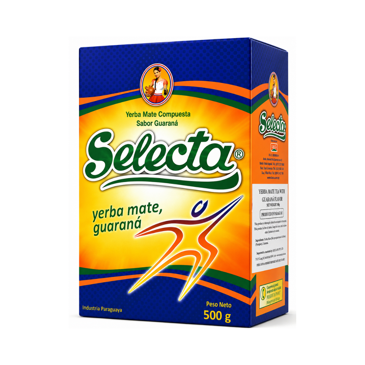 Yerba Mate Selecta Guaraná 500g