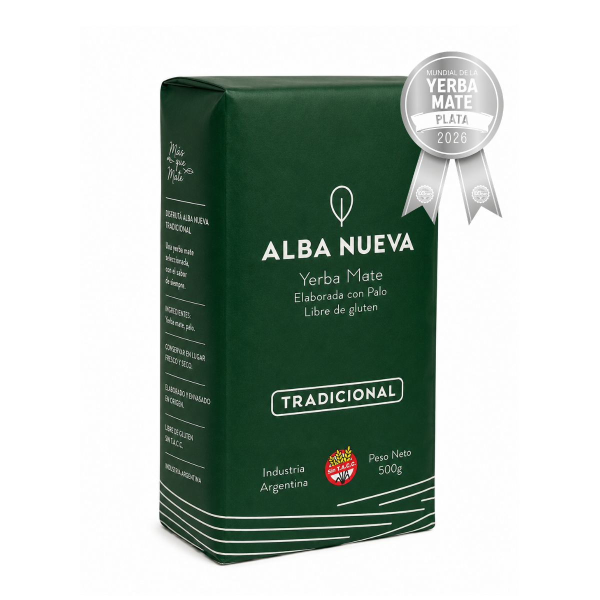 Yerba Mate Alba Nueva Tradicional 500g