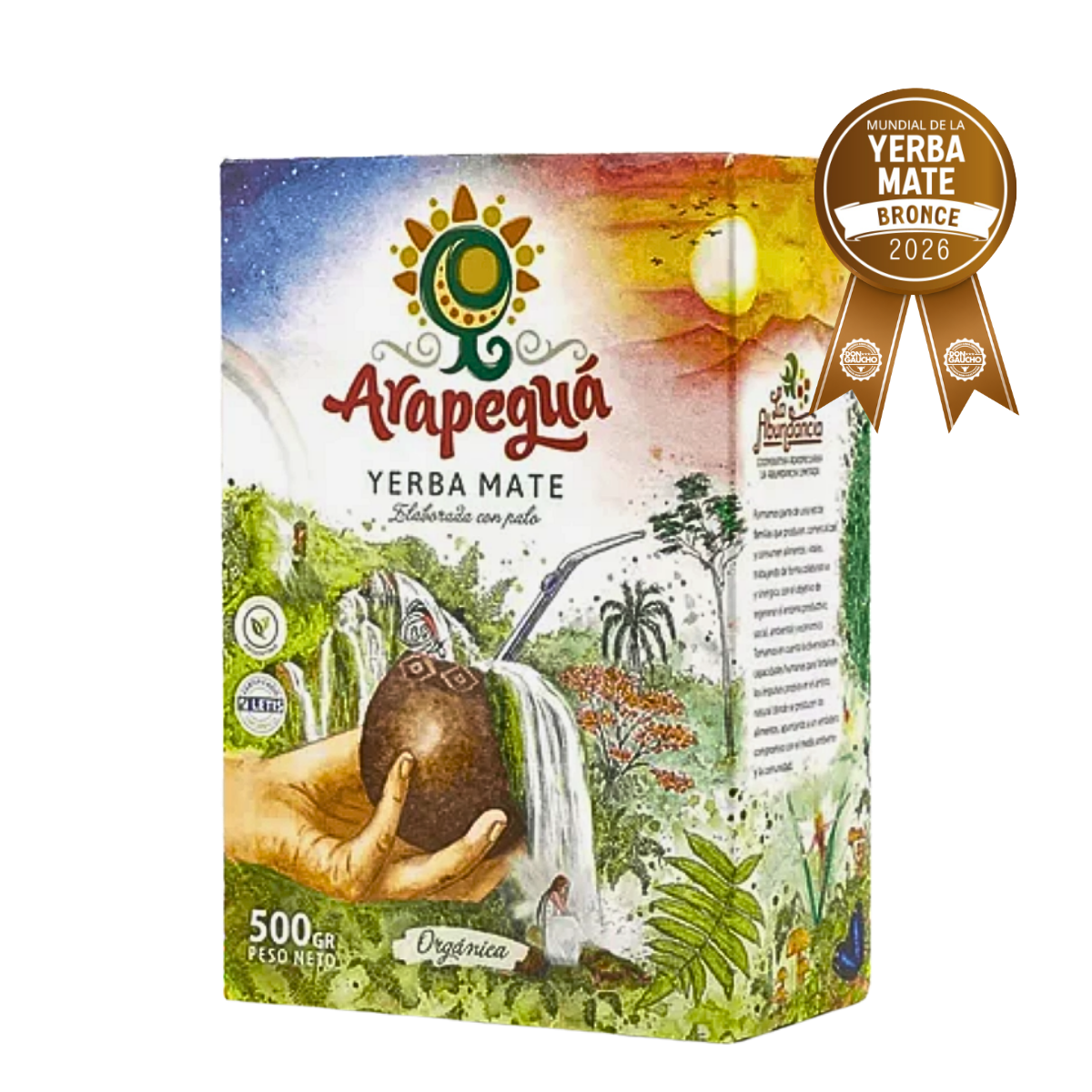 Yerba Mate Arapeguá Orgánica 500g
