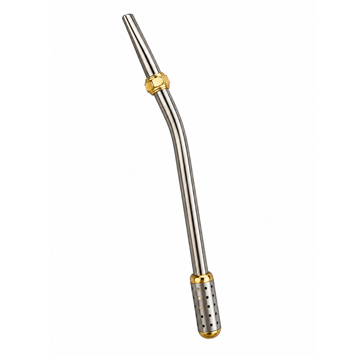 Bombilla con filtro interno acero inox 17cm