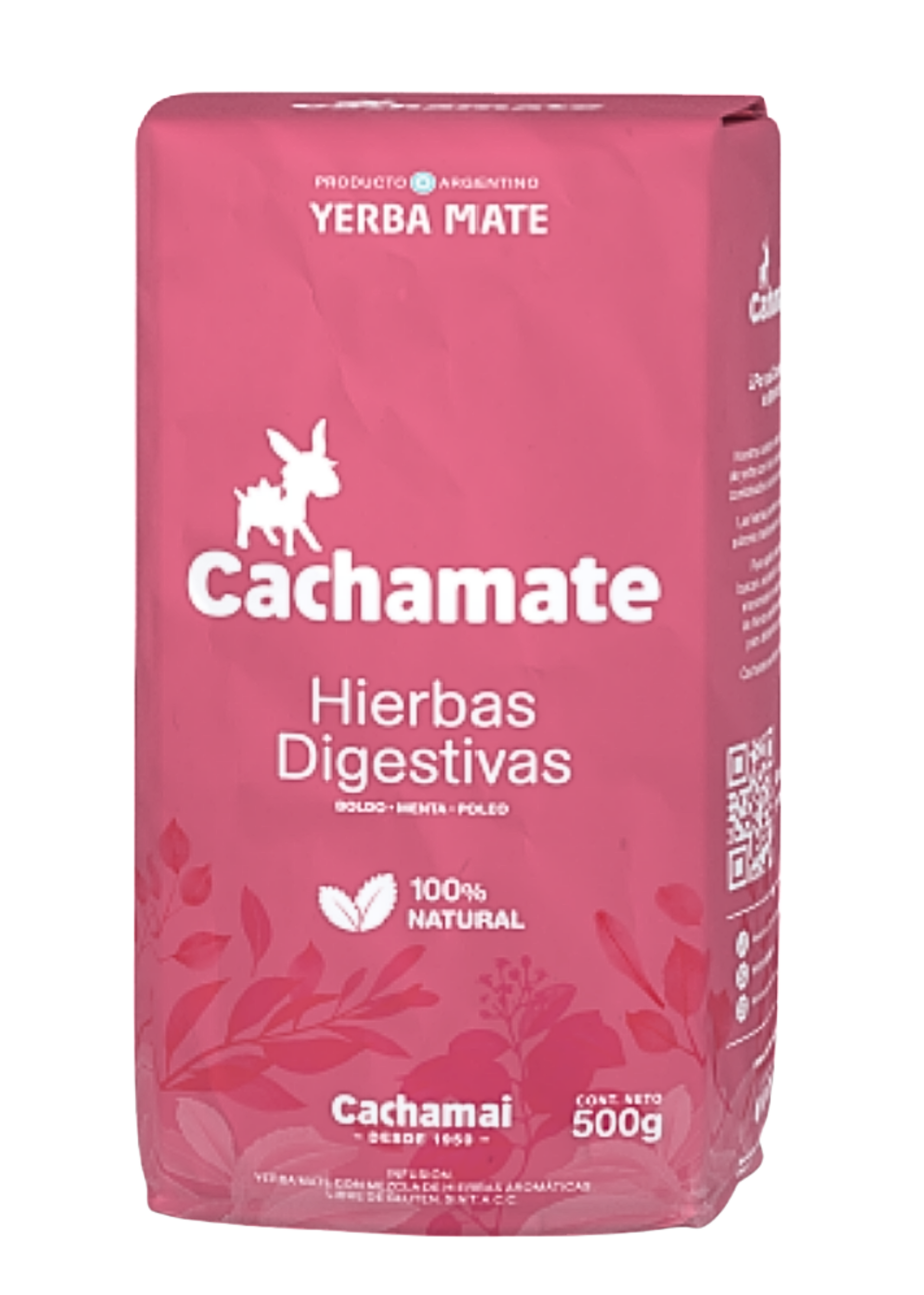 Yerba Mate Cachamate Hierbas Digestivas Boldo 500 gr