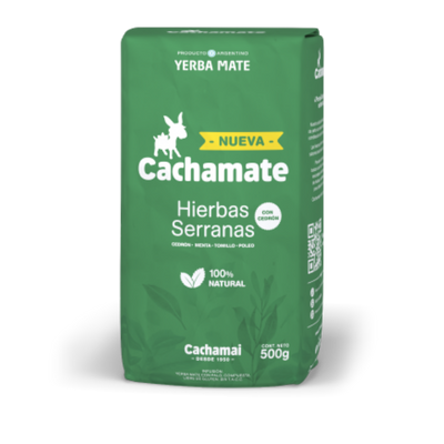 Yerba Mate Cachamate Hierbas Serranas  500g