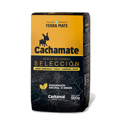 Yerba Mate Cachamate Hierbas Serranas Selección 500g