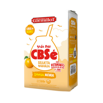 Yerba Mate CBSE Silueta Naranja 500g