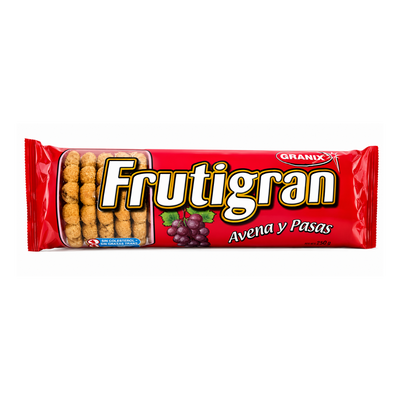 Galletitas Frutigran Avena y Pasas 250gr