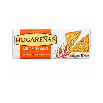 Galletitas Hogareñas Mix de Cereales 185 gr