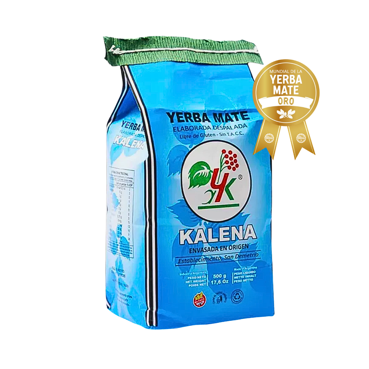 Yerba Mate Kalena Despalada Orgánica 500g