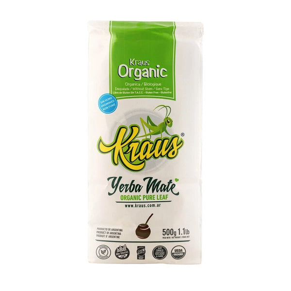 Yerba Mate Kraus Pure Leaf Organic 500g