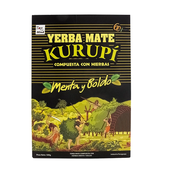 Yerba Mate Kurupí Menta y Boldo 500g