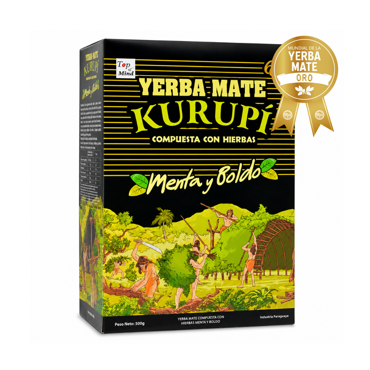 Yerba Mate Kurupí Menta y Boldo 500g