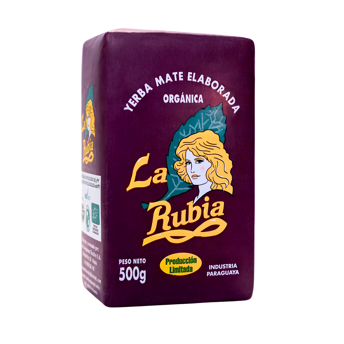 Yerba Mate La Rubia Orgánica 500 g