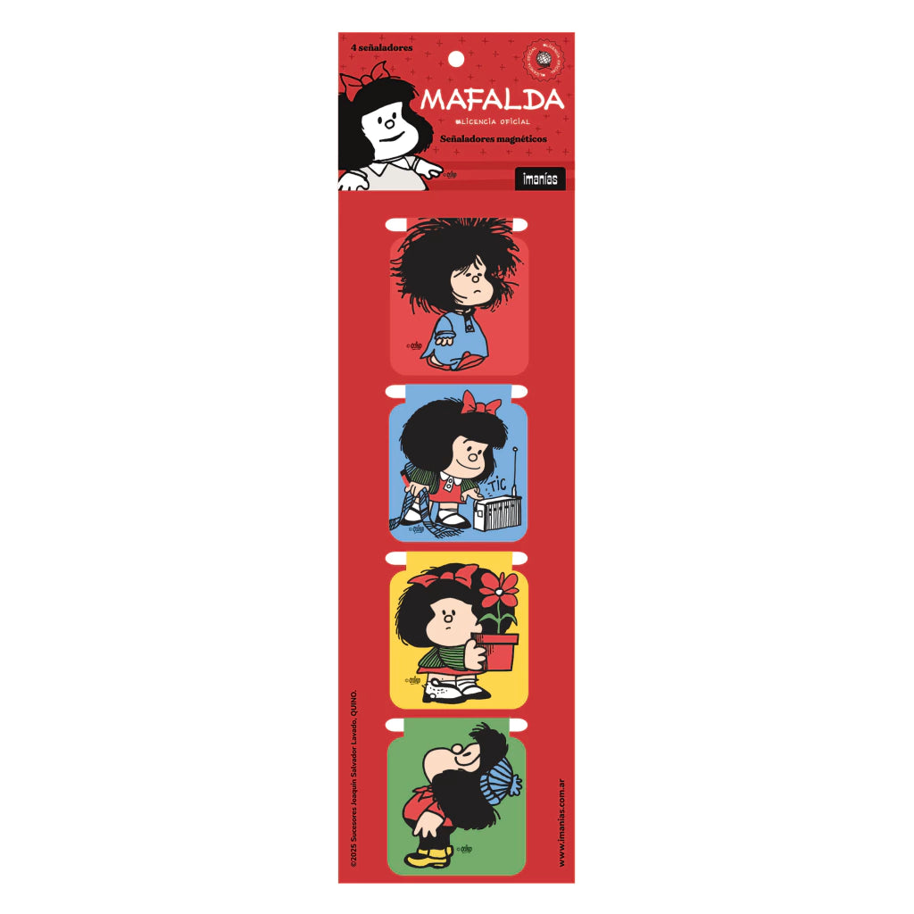 Pack de marcapáginas magnéticos Mafalda