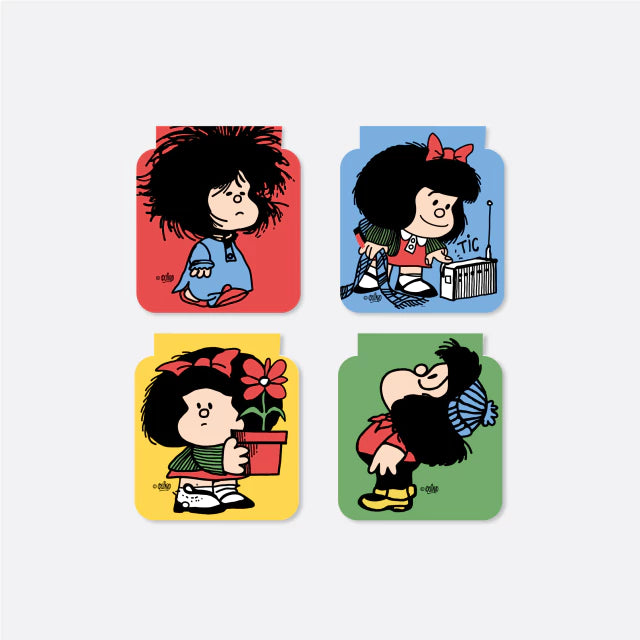 Pack de marcapáginas magnéticos Mafalda