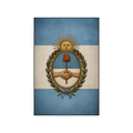 Pegatina Bandera con Escudo Argentina