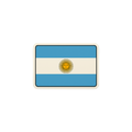 Pegatina Bandera Argentina
