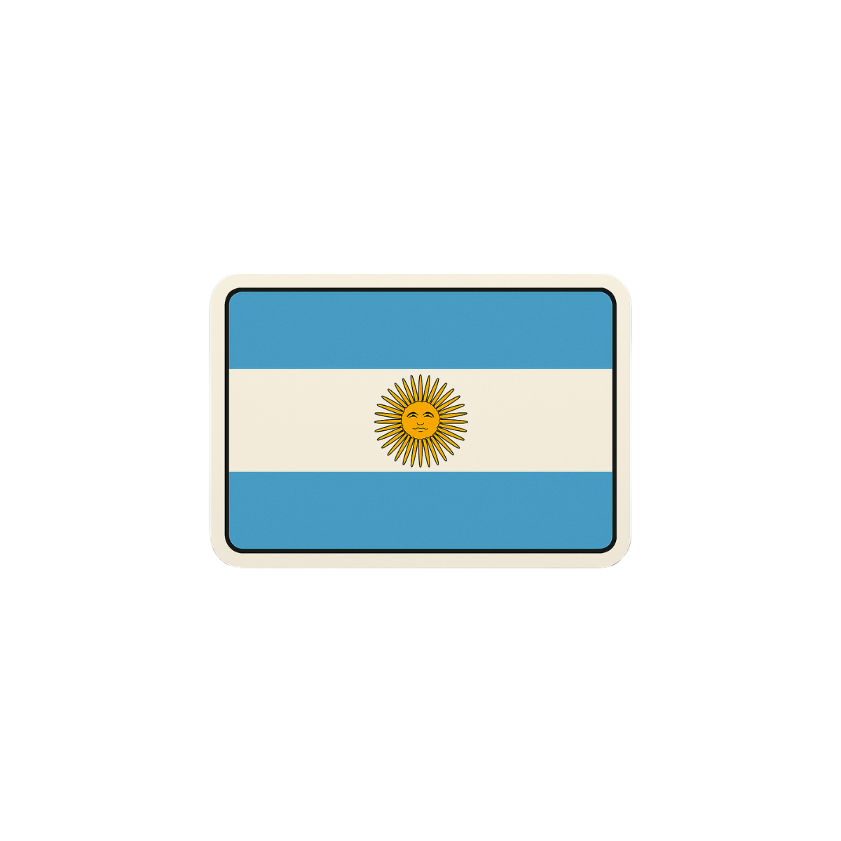 Pegatina Bandera Argentina