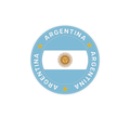 Pegatina Bandera Argentina Redonda