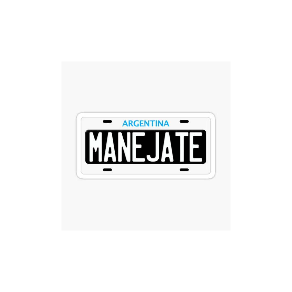 Pegatina Patente Manejate