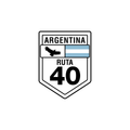 Pegatina Ruta 40 Argentina