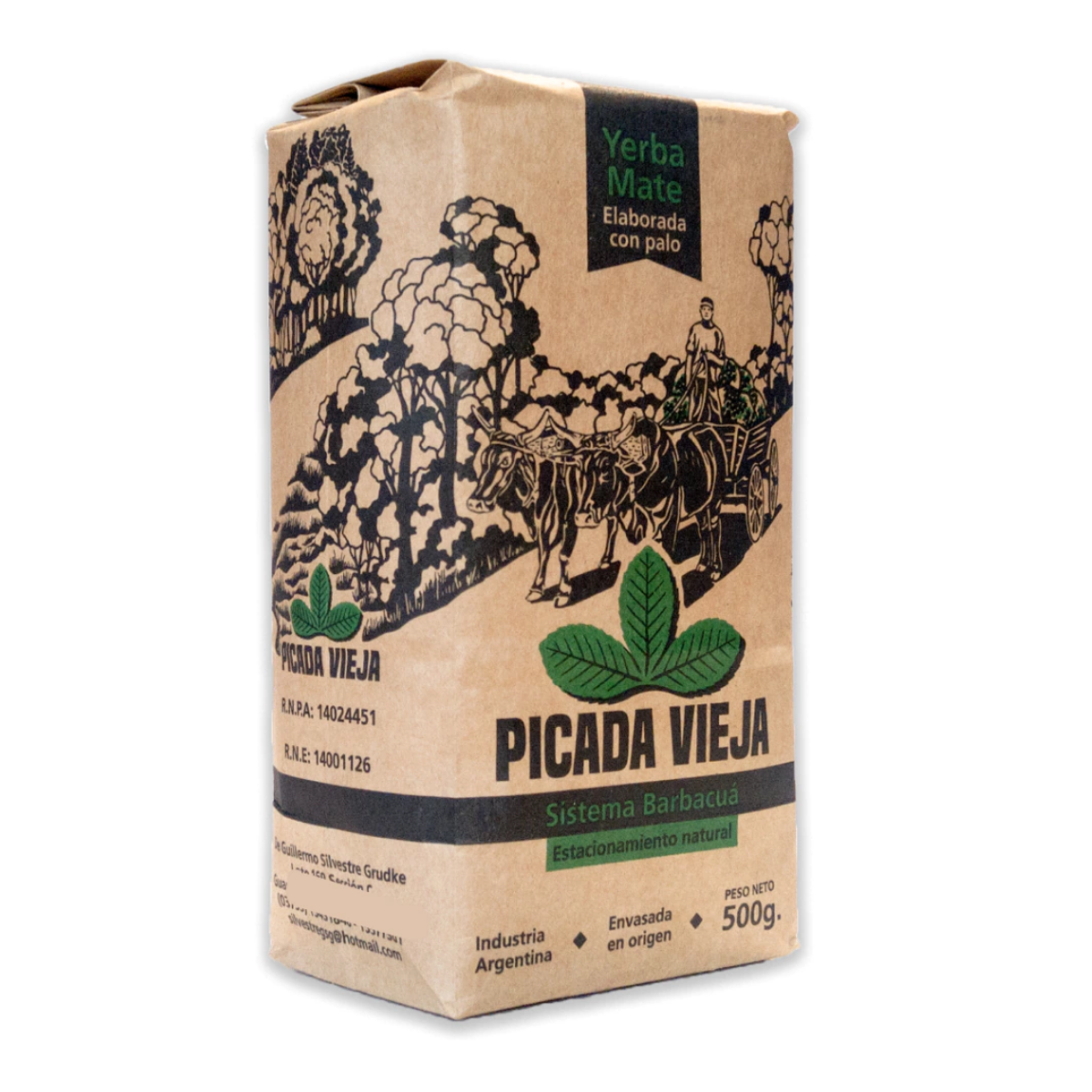 Yerba Mate Picada Vieja 500g