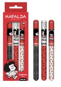Set x3 Bolígrafos de Gel Premium Mafalda - Edición Oficial