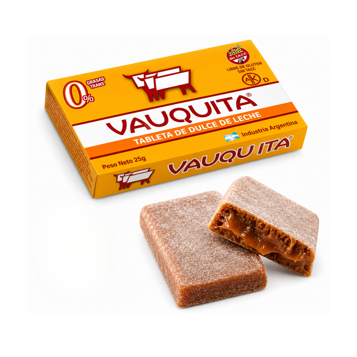 Vauquita Tableta de Dulce de Leche