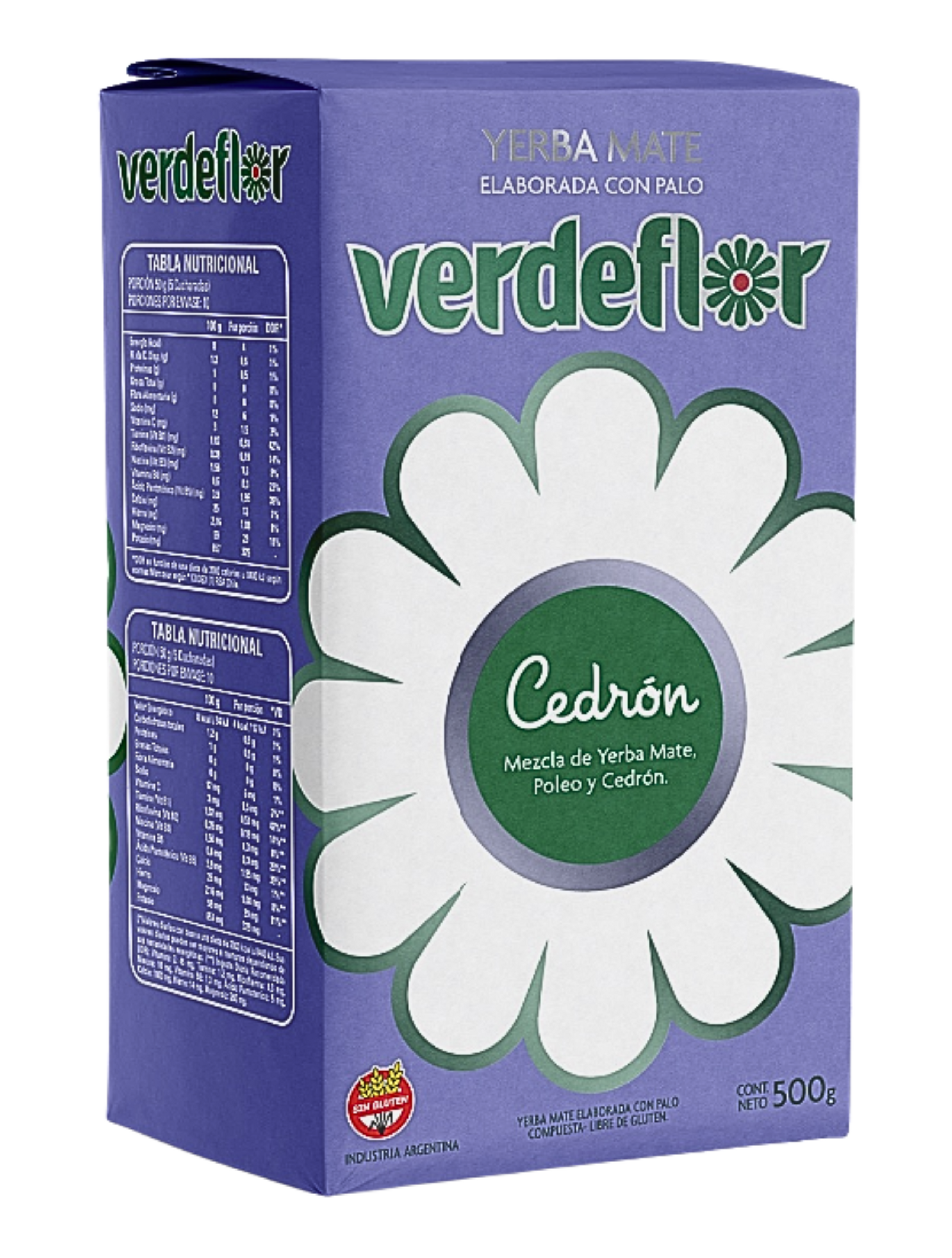 Yerba Mate Verdeflor Cedron 500 gr