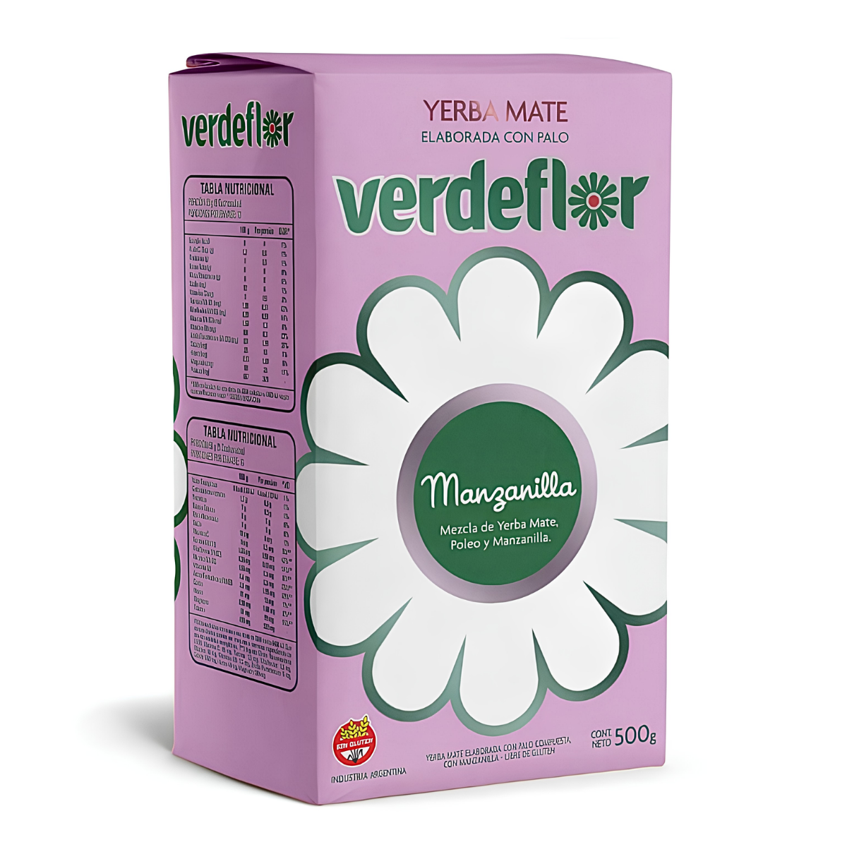 Yerba Mate Verdeflor Manzanilla 500g