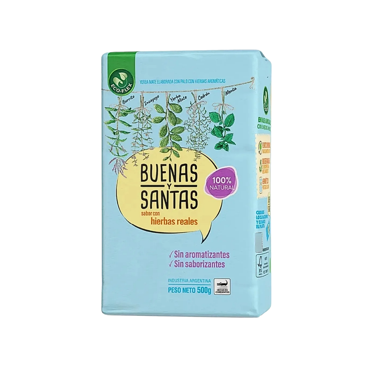 Yerba Mate Buenas y Santas 500g