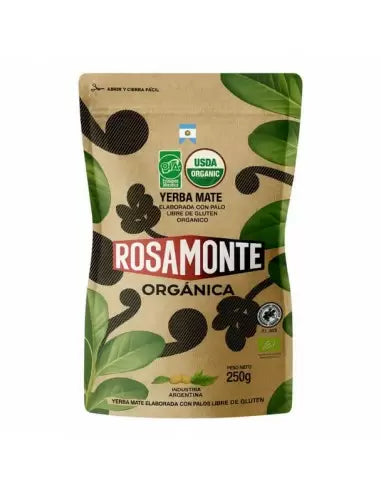 Yerba Mate Rosamonte Zipper orgánica 250g